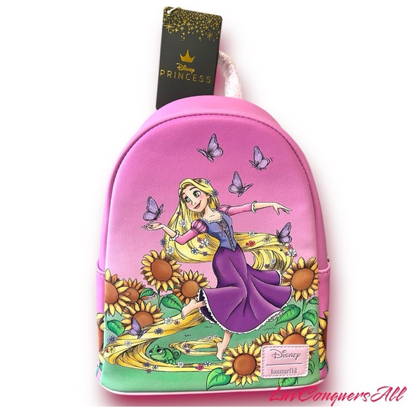 Loungefly | Bags | Loungefly Disney Tangled Princess Rapunzel Floral ...
